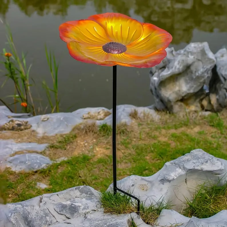 ππ2026 Mother's Day Gifts 50% Off--Decorative Bird Bath Detachable Pole Ornament Bird Watcher Gift Multipurpose