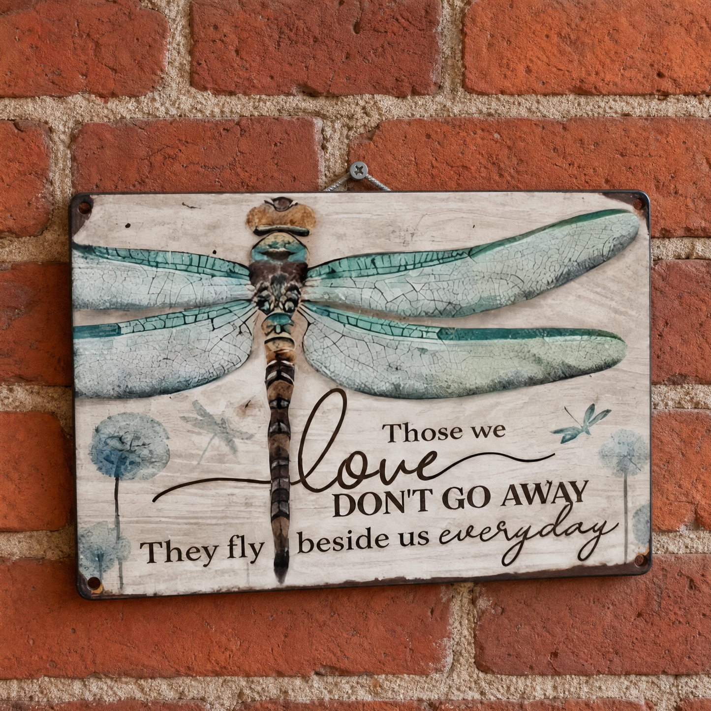 Dragonfly Memorial Plaque – Sympathy Gift