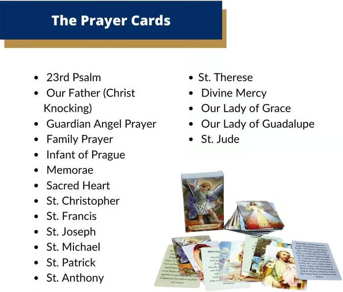 ✝️ Catholic Faux Leather Holy Card Holder – Pocket Prayer Card Organizer with Snap Closure