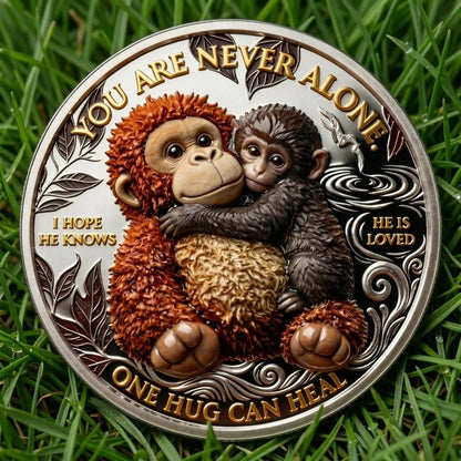 🏆Last Day 49% OFF - Team Punch Monkey Support Commemorative Coin 🐒💛