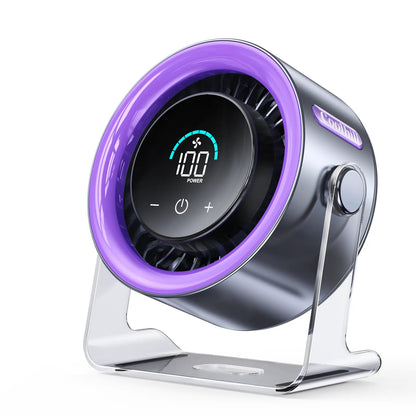 Turbo Circulation Fan | 3-in-1 Desktop & Wall Mount 720° Wide-Area Air Circulator