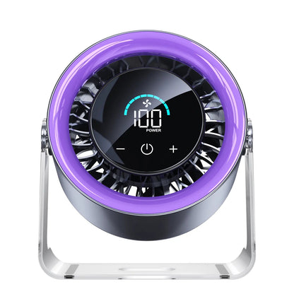 Turbo Circulation Fan | 3-in-1 Desktop & Wall Mount 720° Wide-Area Air Circulator