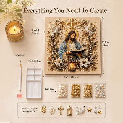 🙏🙏Christian DIY Pearl Art Set