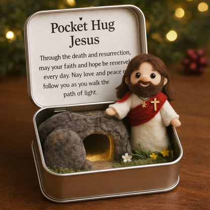 🔥LAST DAY - ✝️Easter Pocket Hug Box – Mini Comfort Gift for Spring & Faith🐣