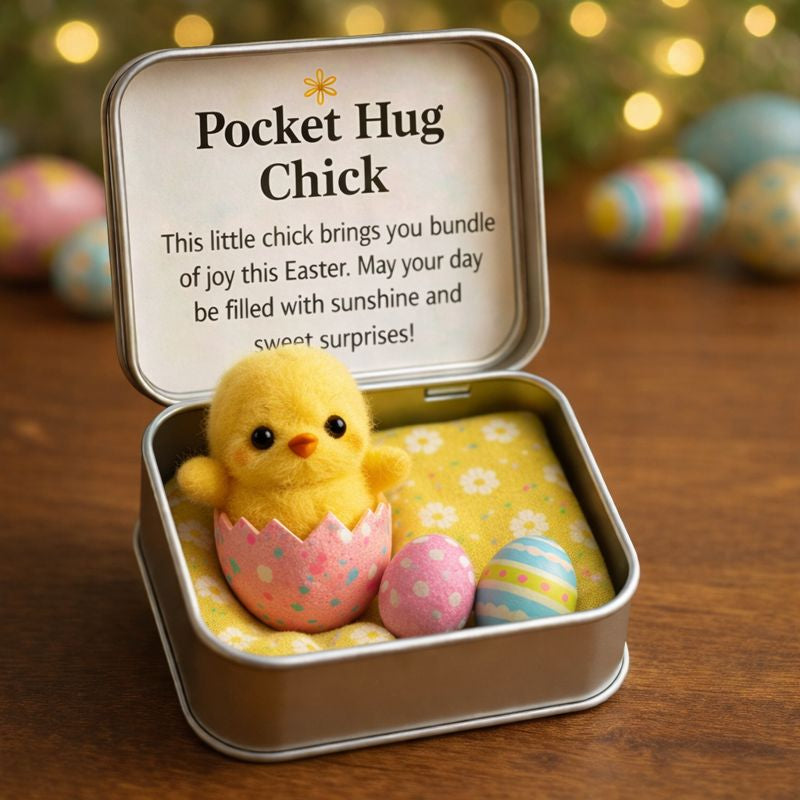 🔥LAST DAY - ✝️Easter Pocket Hug Box – Mini Comfort Gift for Spring & Faith🐣