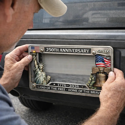🔥250th Anniversary Commemorative License Plate Frame
