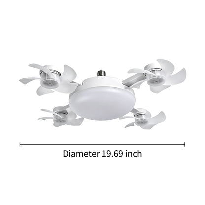 💡2-in-1 Drone Fan Light-Silent LED Ceiling Fan with Remote