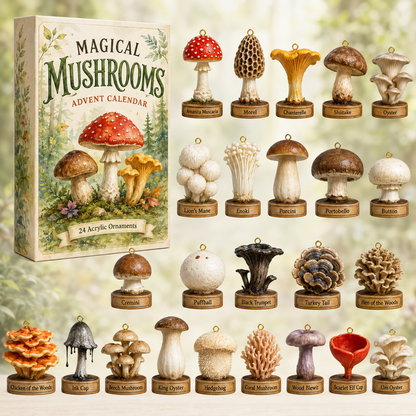Magical Mushrooms Advent Calendar 2026 - 24-Day Festive Countdown