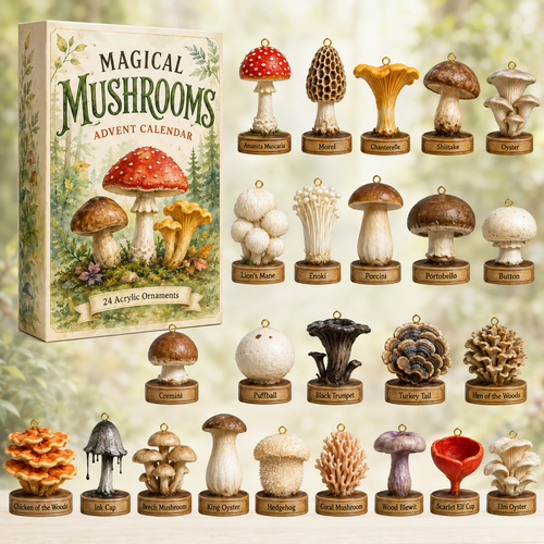 Magical Mushrooms Advent Calendar 2026 - 24-Day Festive Countdown