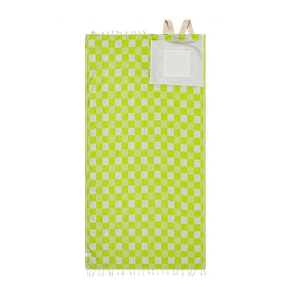 🏖️2-in-1 Convertible Towel & Backpack with Inner Zip Pocket & Sand-Repelling Fabric