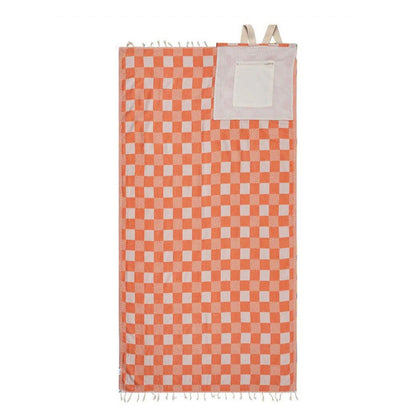 🏖️2-in-1 Convertible Towel & Backpack with Inner Zip Pocket & Sand-Repelling Fabric