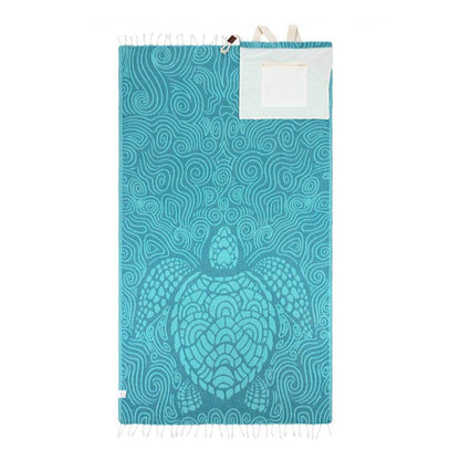 🏖️2-in-1 Convertible Towel & Backpack with Inner Zip Pocket & Sand-Repelling Fabric