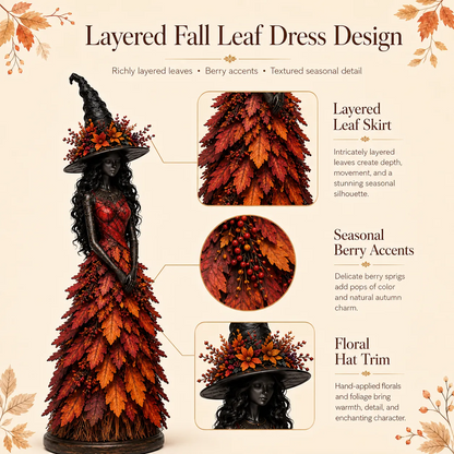 🧙‍♀️Enchanted Autumn Witch Figurine