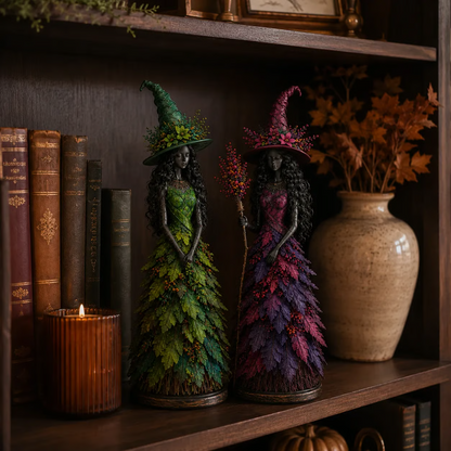 🧙‍♀️Enchanted Autumn Witch Figurine