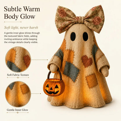 ✨🎁【Halloween Gifts】Lighted Vintage Patchwork Ghost🎃🍂