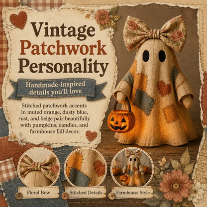 ✨🎁【Halloween Gifts】Lighted Vintage Patchwork Ghost🎃🍂