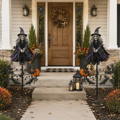 🔥Halloween Early Bird Offer: 🧙‍♀️ The Enchanted Witch Garden Wind Spinner