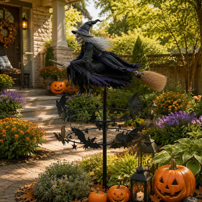 🔥Halloween Early Bird Offer: 🧙‍♀️ The Enchanted Witch Garden Wind Spinner