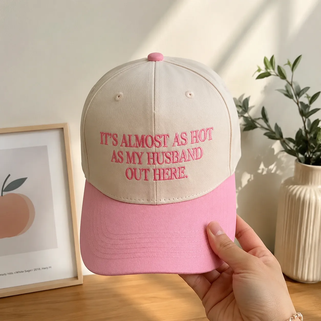 🔥Last Day 49% OFF🔥It's Almost as Hot as My Husband Out Here Cap 💕☀️