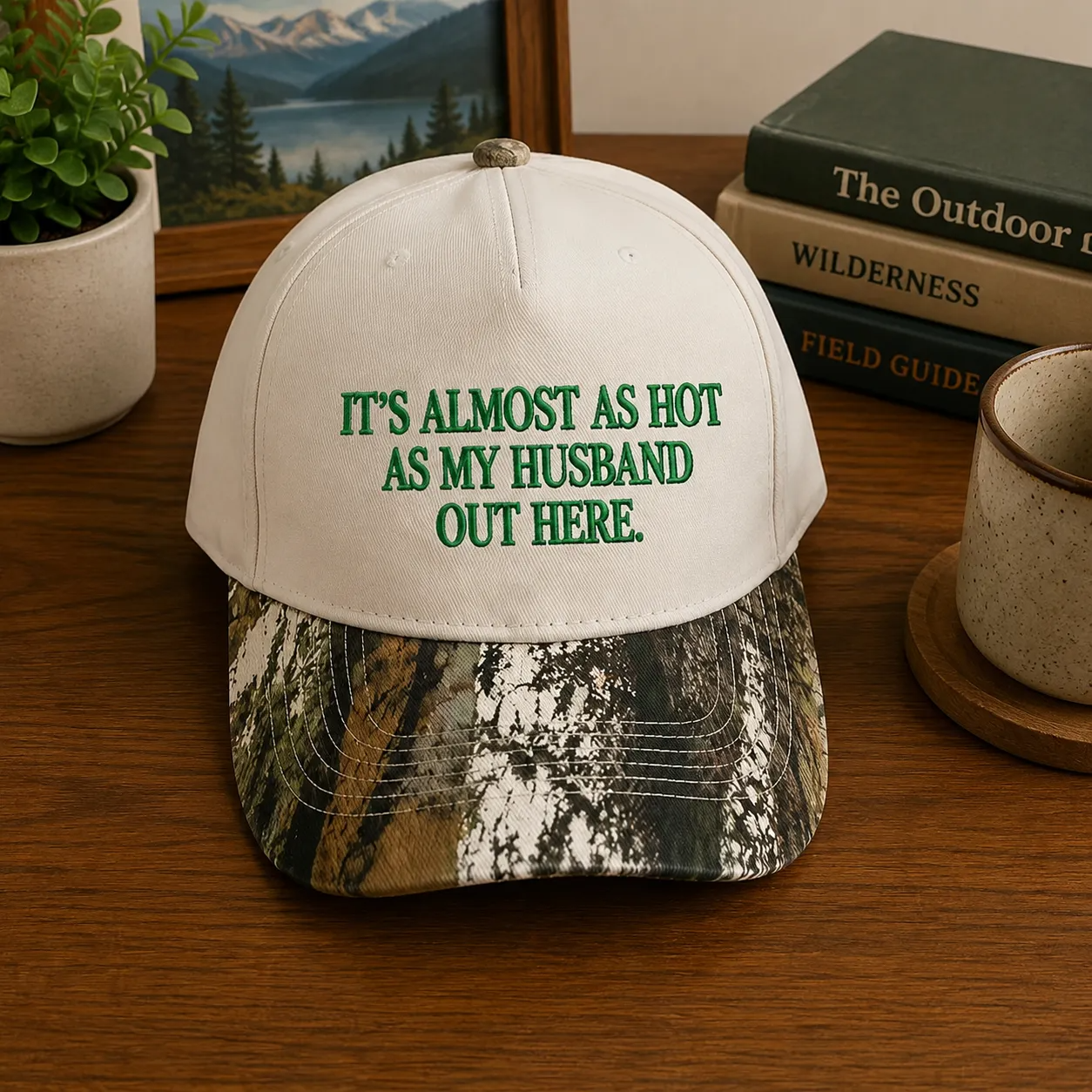 🔥Last Day 49% OFF🔥It's Almost as Hot as My Husband Out Here Cap 💕☀️