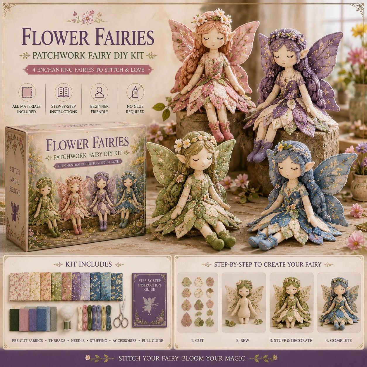 ✨Fairy Patchwork DIY Collection