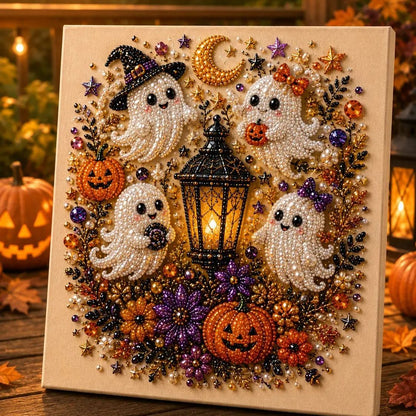 👻✨ Halloween Pearl Art DIY Kit – Turn Tiny Pearls into Spooky-Cute Magic