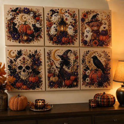 👻✨ Halloween Pearl Art DIY Kit – Turn Tiny Pearls into Spooky-Cute Magic