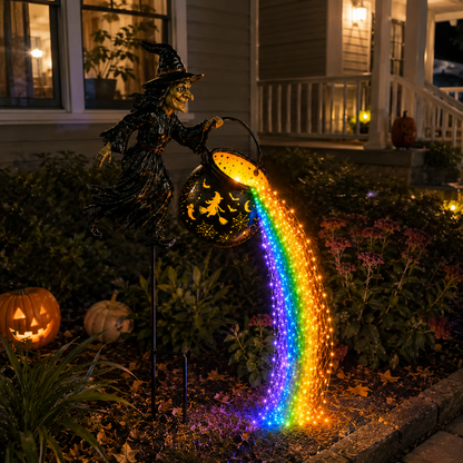 🎃Witch Potion Waterfall Garden Lamp