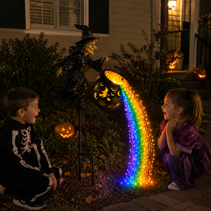 🎃Witch Potion Waterfall Garden Lamp