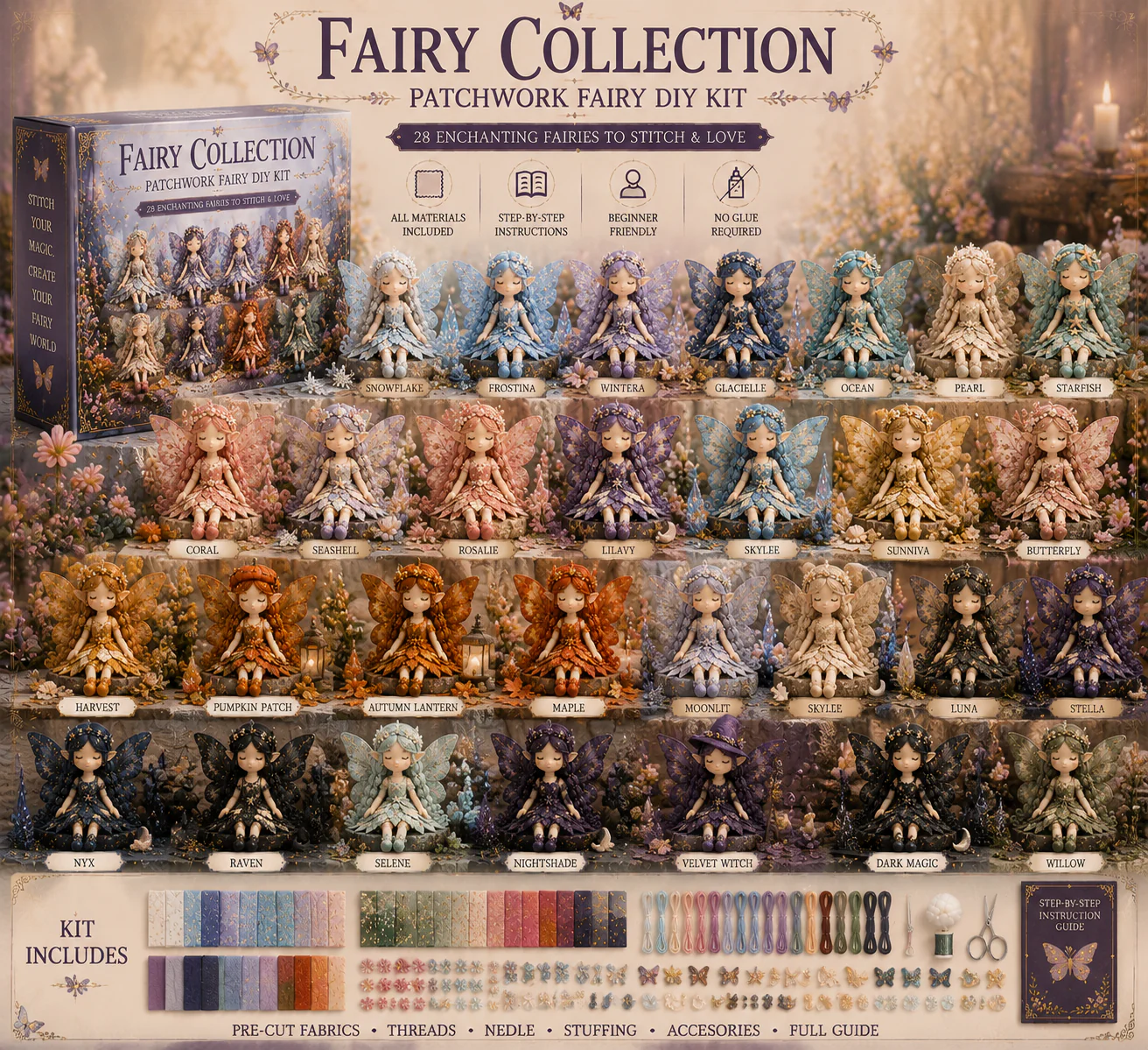 ✨Fairy Patchwork DIY Collection