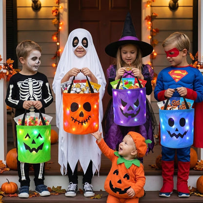 Halloween Early Sale🎃 Halloween LED Candy Bucket Bags