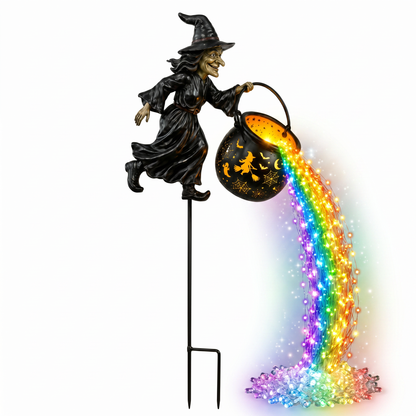 🎃Witch Potion Waterfall Garden Lamp