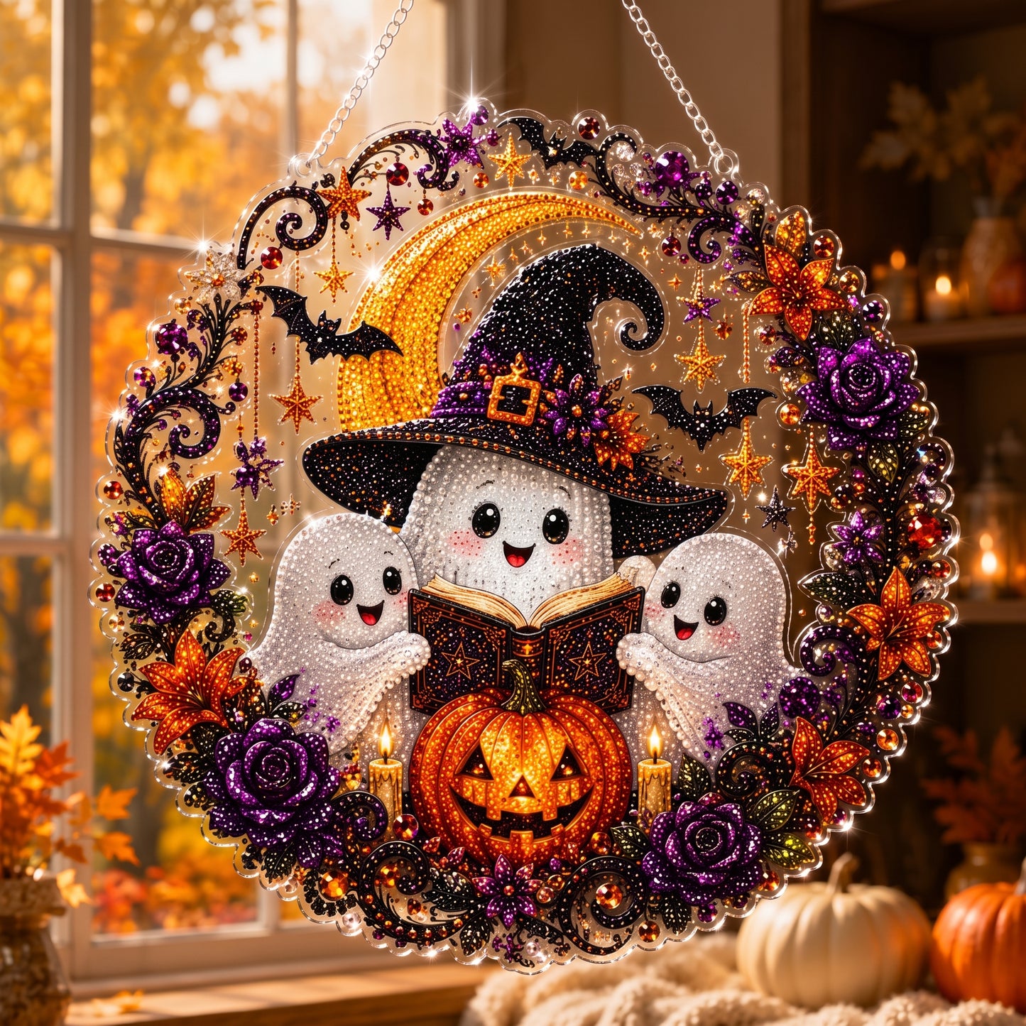 ✨🎃Halloween Pearl Art Hanging Ornament Kit👻