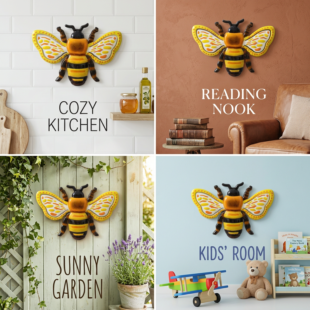 ✨🐝Metal Bee Wall Art Decor