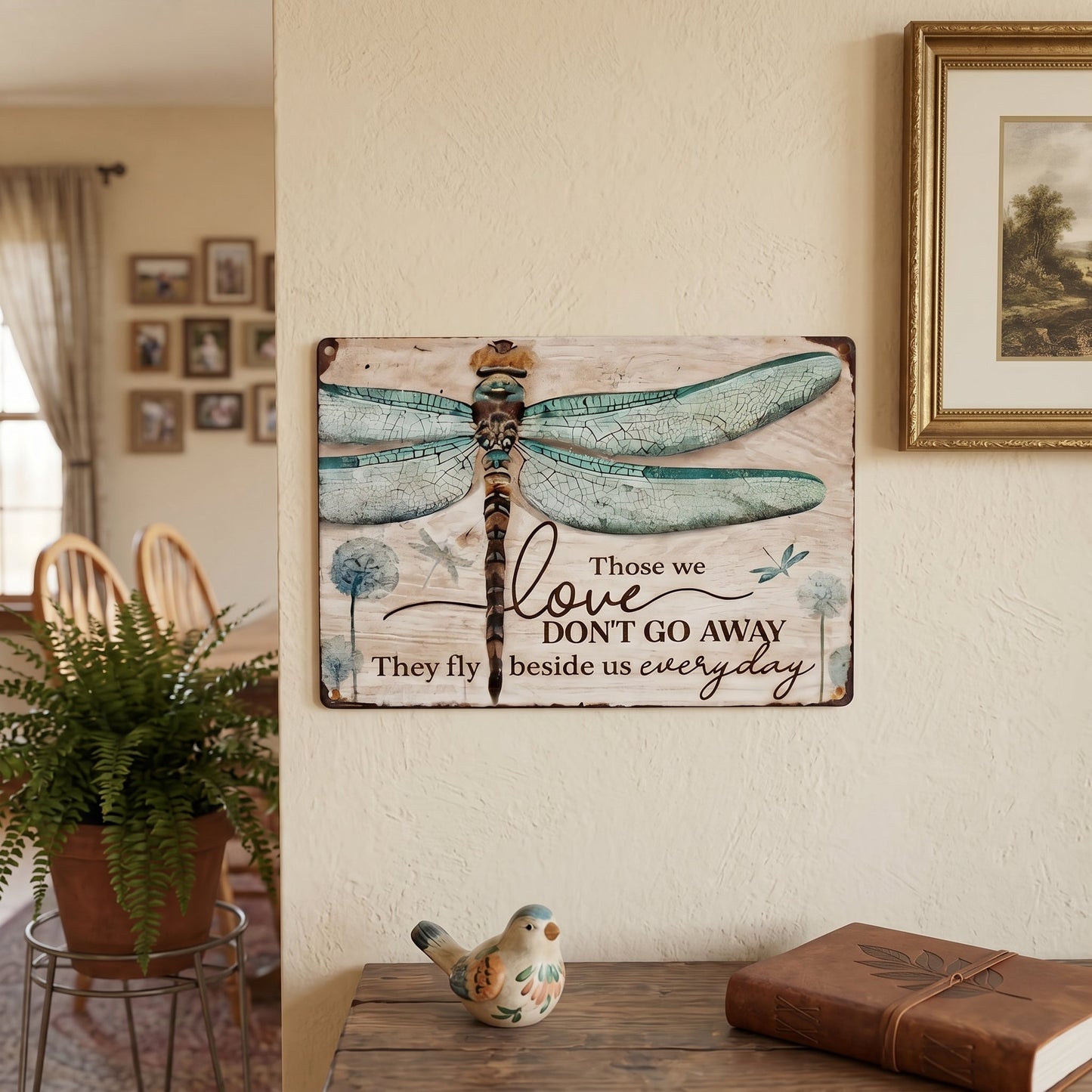 Dragonfly Memorial Plaque – Sympathy Gift