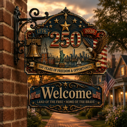 🔥Last Day 49% OFF🔥 - USA 250th Anniversary Welcome Sign