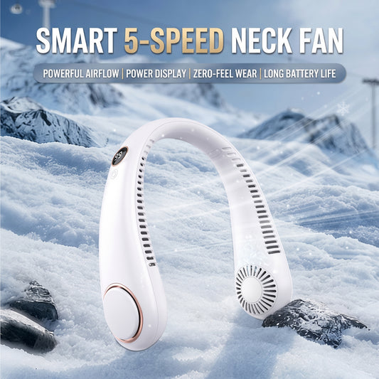 ❄️Bladeless Wearable Neck Fan – Personal Hands-Free Cooling Device