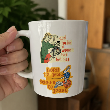 Pack of 10 Funny Ye Ole Medieval Knight Stickers - Unique Gifts
